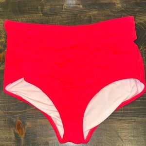Torrid size 2, High-Waisted neon Bikini Bottoms